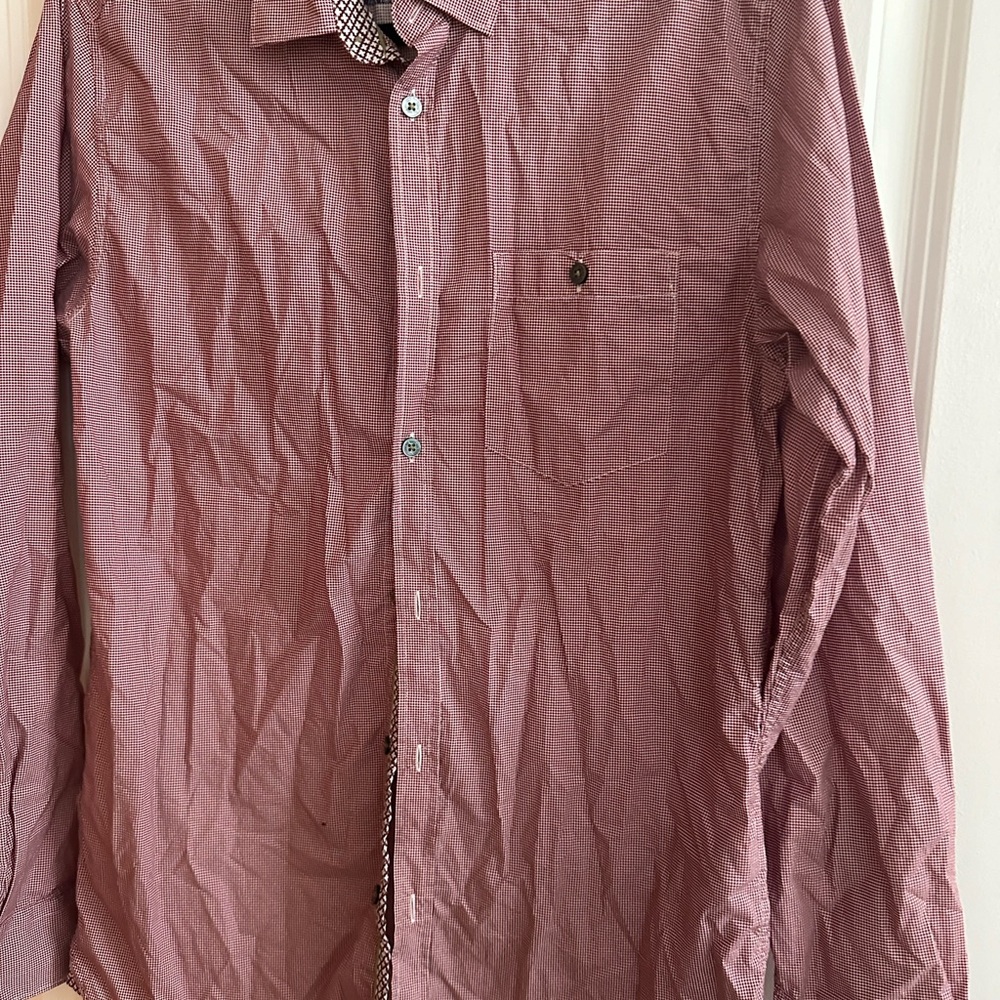 Ted Baker Men's Patterned Shirt in Red